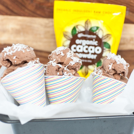Chocolate Eggnog Ice Cream
