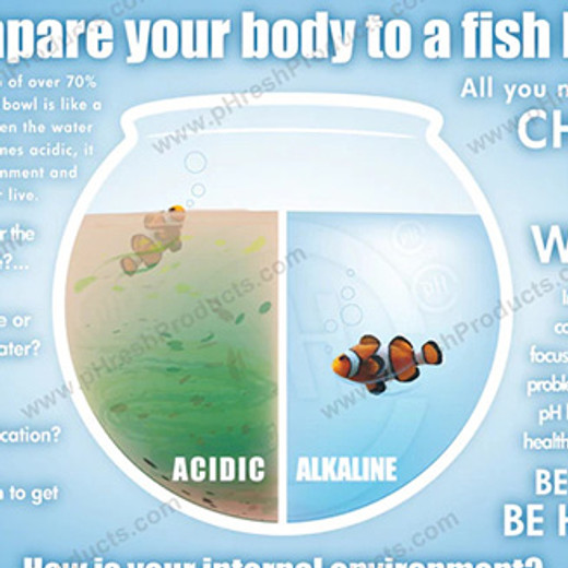 Compare your body to a fish bowl