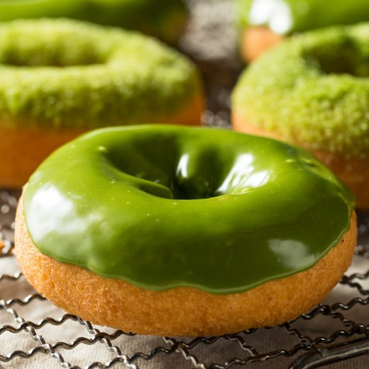 pHresh Pumpkin Donuts With Greens Maple Glaze
