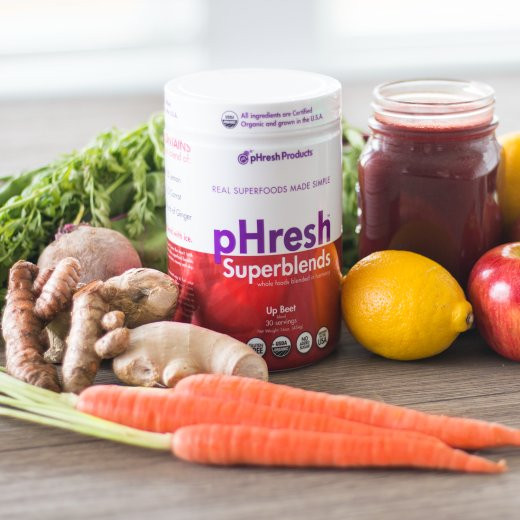 What ingredients are included in our pHresh Superblends?